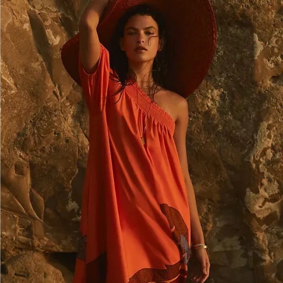 Anthropologie Maeve One-Shoulder Embroidered Maxi Dress Size Large MSRP … - Picture 7 of 9